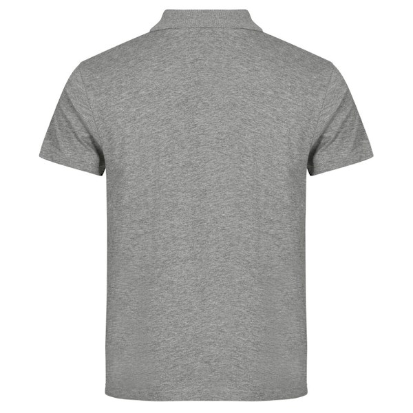 Clique Unisex Vuxen Single Jersey Pikétröja L Gråmelerad Grey Melange L