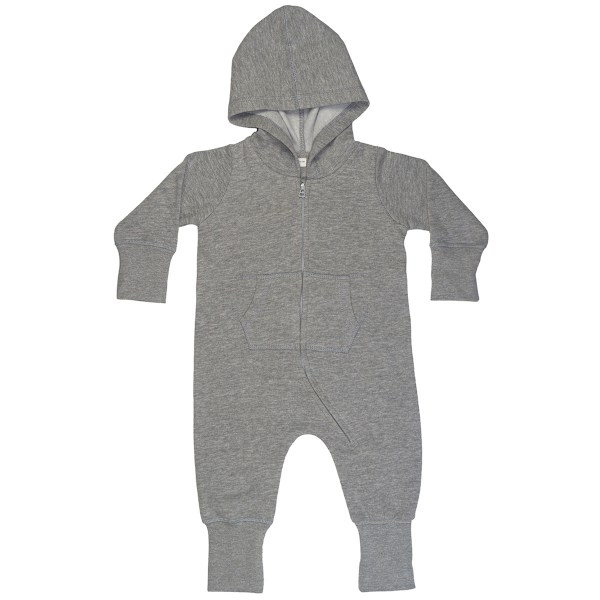 Babybugz Baby/Babies All-In-One 18-24 Månader Heather Grey Melan Heather Grey Melange 18-24 Months