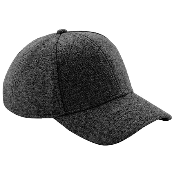 Beechfield Unisex Jersey Athleisure Baseball Cap (2-pack) På Heather Graphite One Size
