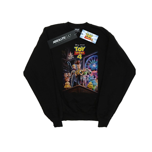 Disney Mens Toy Story 4 Crew Poster Sweatshirt 3XL Svart Black 3XL