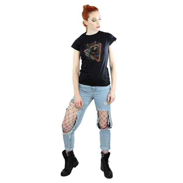 Guardians Of The Galaxy Dam/Damer Rocket Raccoon Neon Cotto Black L