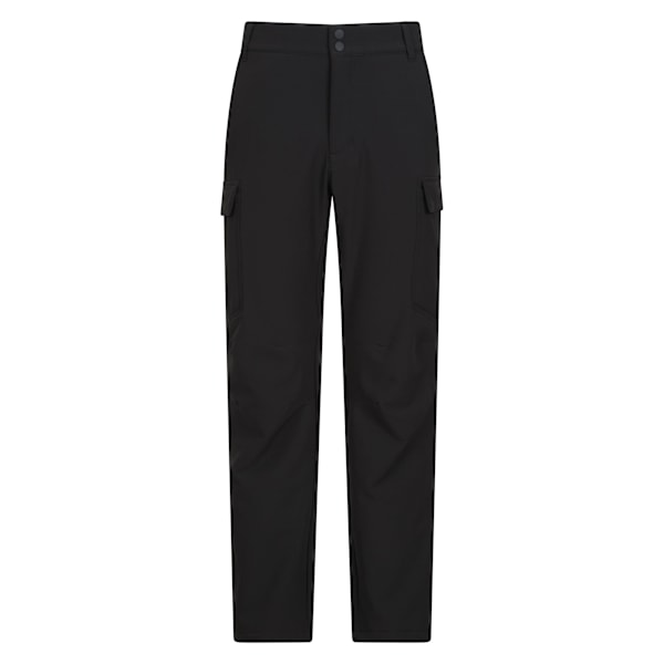 Mountain Warehouse Beacon Softshell Fleecefodrade Byxor för Herr Black 44R
