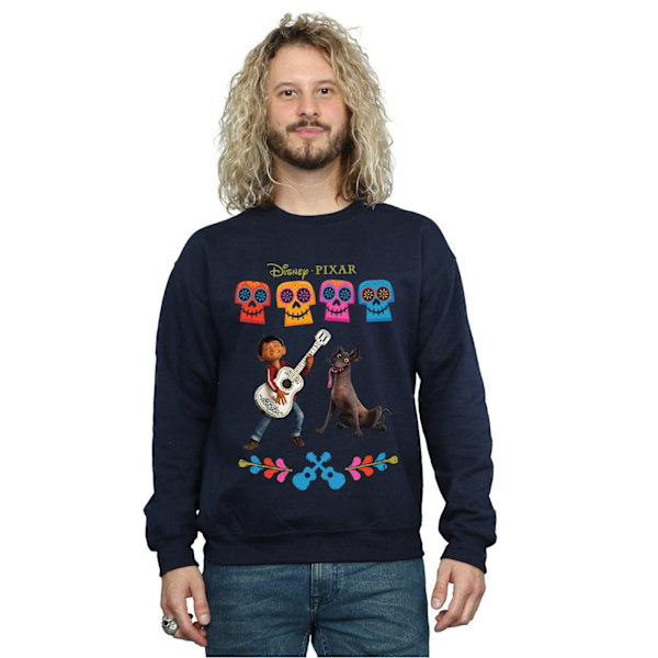 Disney Herr Coco Miguel Logo Sweatshirt L Marinblå Navy Blue L