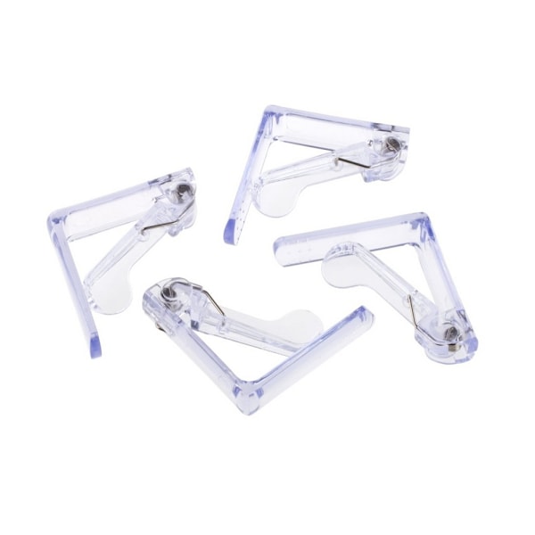 Chef Aid bordsduksklämmor (4-pack) One Size Clear Clear One Size