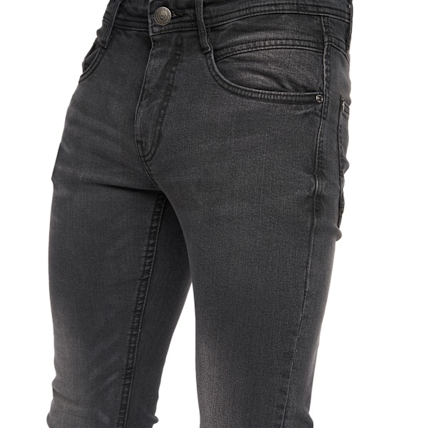 Duck And Cover Mens Maylead Slim Jeans 40S Svart Black 40S