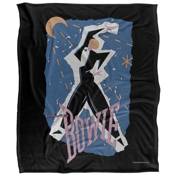 David Bowie Silkeslen Gitarr Gradient Supermjuk Filt One Size Mu Multicoloured One Size