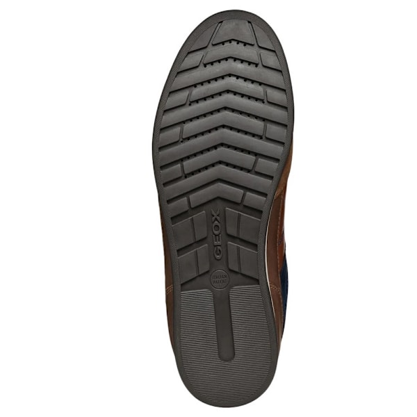 Geox U Renan B mockaskiner i mocka för män, 8 UK, brun/marinblå Brown/Navy 8 UK
