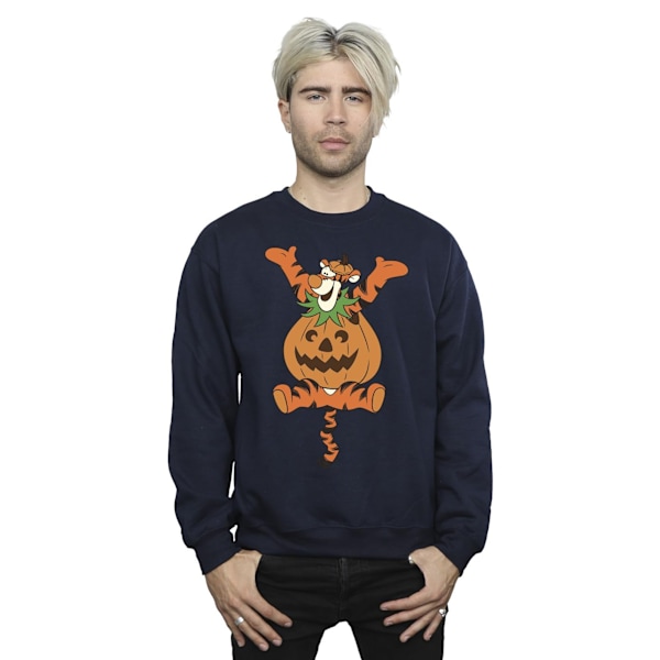Nalle Puh Herr Tigger Pumpa Sweatshirt XL Marinblå Navy Blue XL