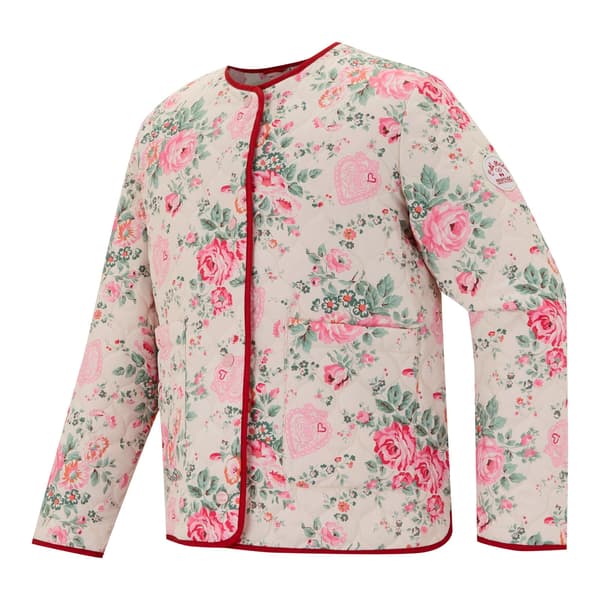Regatta Dam/Dam Cath Kidston Hackney Rose Quiltad Vadderad Cream 8 UK