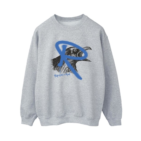 Harry Potter Dam/Kvinnor Ravenclaw Pop Spray Sweatshirt S Spo Sports Grey S