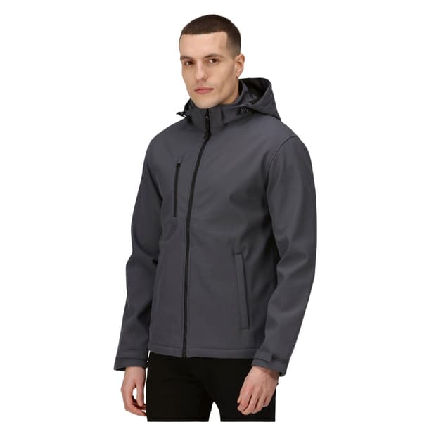 Regatta Professional Venturer Softshell 3-lagers huvjacka för män Seal Grey/Black M