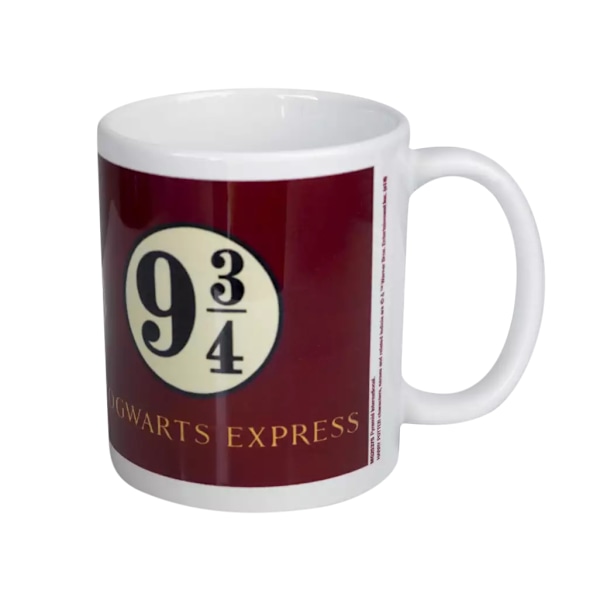Harry Potter Platform 9 3/4 Mugg En Storlek Bourgogne/Kräm/Svart Burgundy/Cream/Black One Size