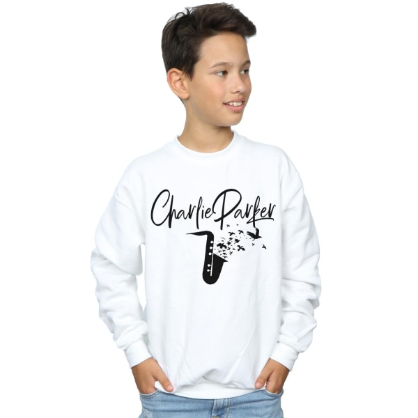Charlie Parker Boys Bird Sounds Sweatshirt 3-4 år Vit White 3-4 Years