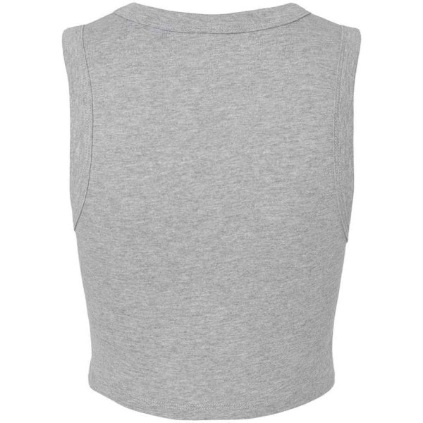 Bella + Canvas Dam Muscle Micro-Rib Klippt Väst Topp Athletic Heather Grey L
