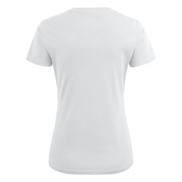Printer Dam/Dam V-ringad T-shirt XS Vit White XS