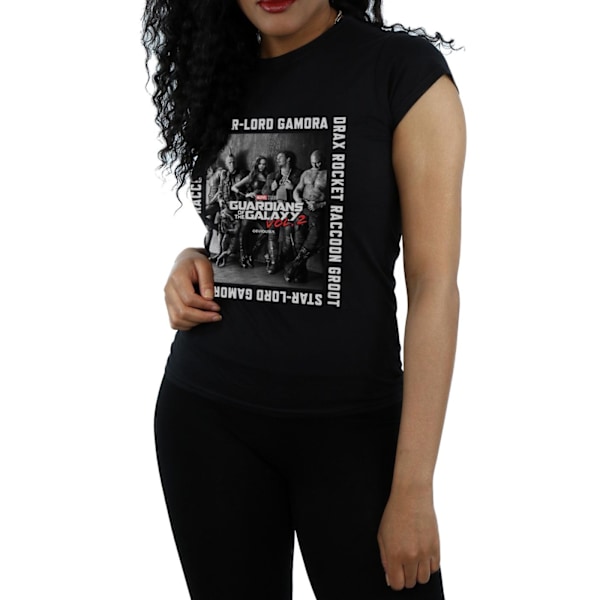 Marvel Dam/Kvinnor Guardians Of The Galaxy Inramad Affisch Bomull Black S