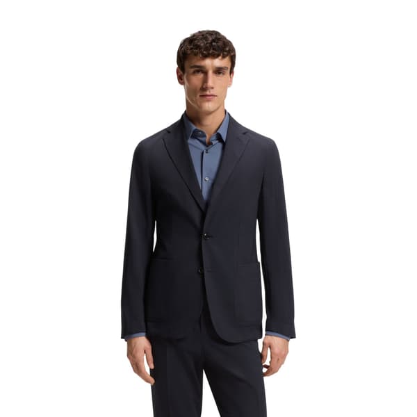 Boss Herr Seersucker Slim Kavaj M Svart Black M