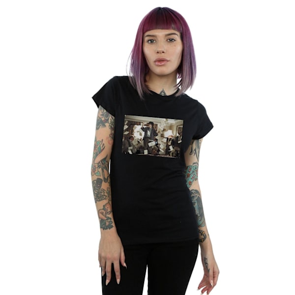 Harry Potter Dam/Kvinnor Brev Från Hogwarts Bomull T-shirt Black L