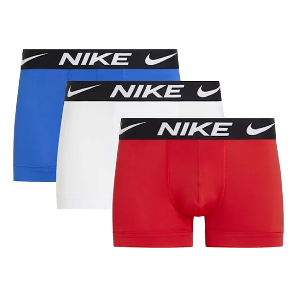 Nike Essential Micro Dri-FIT Boxerkalsonger för män (3-pack) XS R Red/White/Blue XS