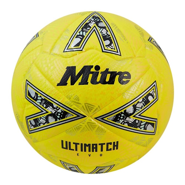 Mitre Ultimatch Evo 2024 Fotboll 3 Gul Yellow 3