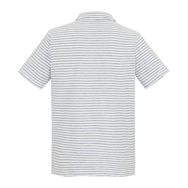 Regatta Hadvo Randig Pikétröja för Herr S Vit/Marinblå White/Navy S