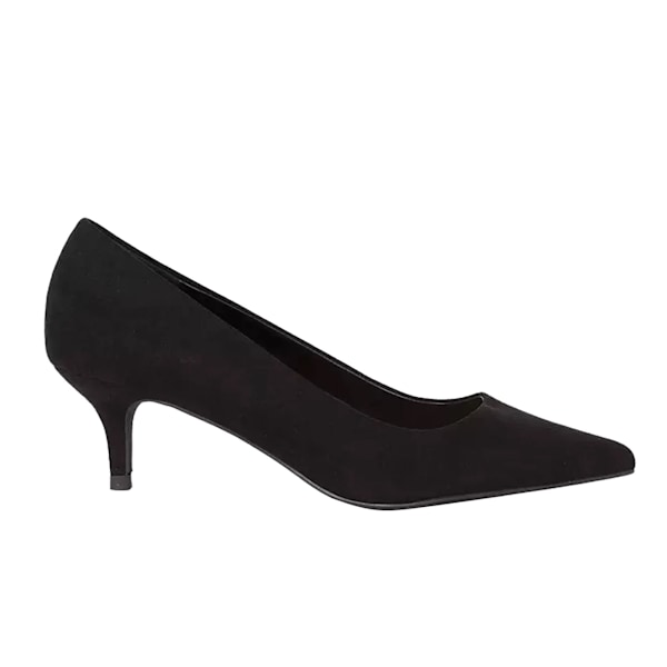 Dorothy Perkins Dam/Dam skor med låg klack och spetsig tå, Dove, 6 UK Natural Black 6 UK
