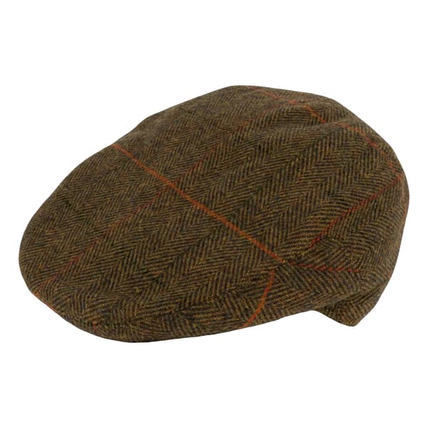 Jack Pyke Herr Tweed Flat Cap 59cm Brun Brown 59cm