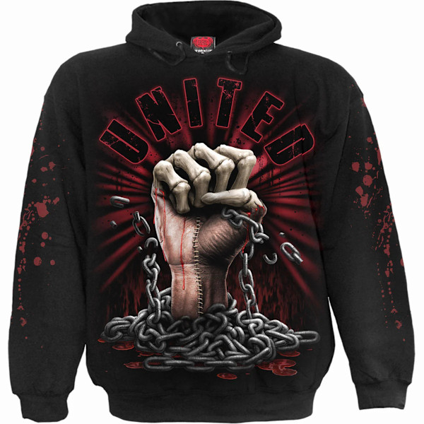 Spiral Direct Unisex Adult We Bleed Together Hoodie L Svart Black L