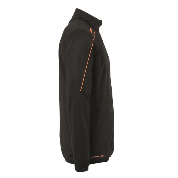 UHL Sport Herr Mock Neck Långärmad Performance Jacka S Svart Black/Orange S