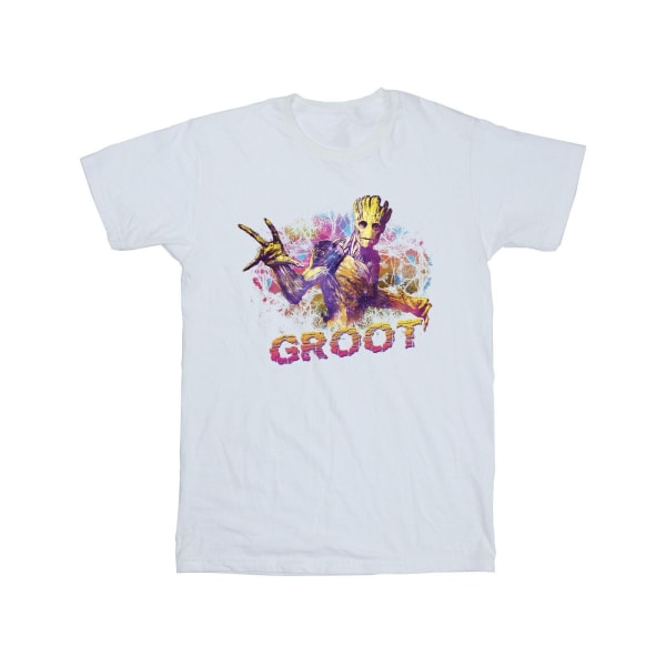 Marvel Mens Guardians Of The Galaxy Abstrakt Groot T-shirt L Wh White L
