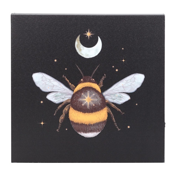 Something Different Forest Bee Light Up Canvas One Size Svart/Gul Black/Yellow One Size