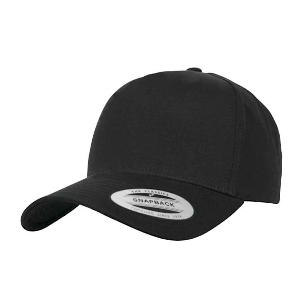 Flexfit 5 Panel Snapback Classic Baseball Cap One Size Svart Black One Size