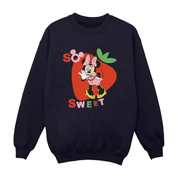 Disney Mens Minnie Mouse So Sweet Strawberry Sweatshirt S Navy Navy Blue S