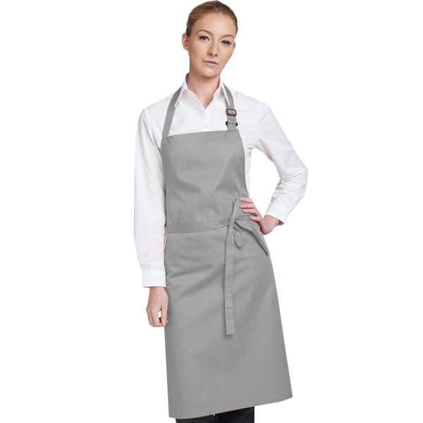 Dennys Flerfärgad Haklappsförkläde 28x36 tum En Storlek Ljusgrå Light Grey One Size