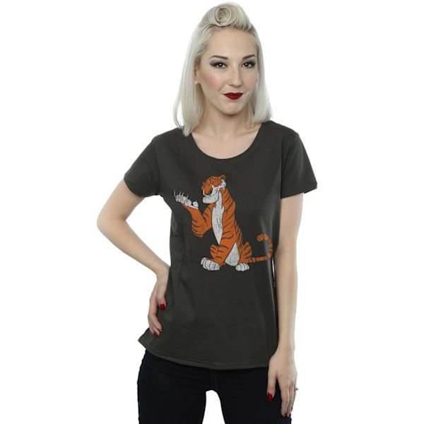 Disney Dam/Kvinnor Djungelboken Klassisk Shere Khan Bomull Light Graphite M