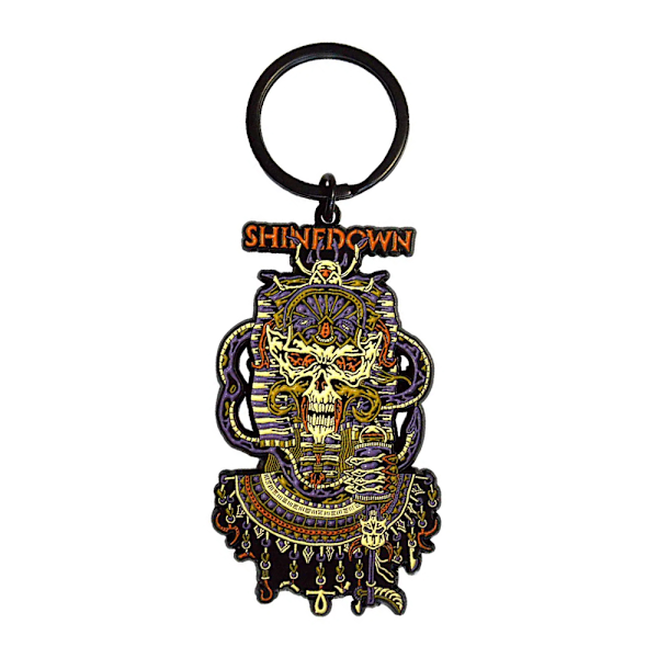 Shinedown Planet Zero Mummy Nyckelring Storlek: One Size Flerfärgad Multicoloured One Size