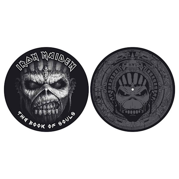 Iron Maiden The Book Of Souls Turntable Slipmat Set One Size Bl Black One Size