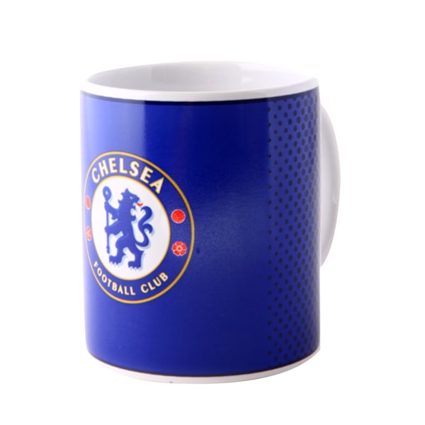 Chelsea FC Officiell Fade Crest Design Keramisk Mugg En Storlek Blå Blue One Size
