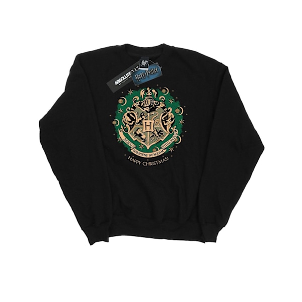 Harry Potter Julkrans Sweatshirt för Herr M Svart Black M