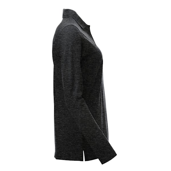 Clique Dam/Kvinnor Klassisk Marion Melange Långärmad Polo S Anthracite XS