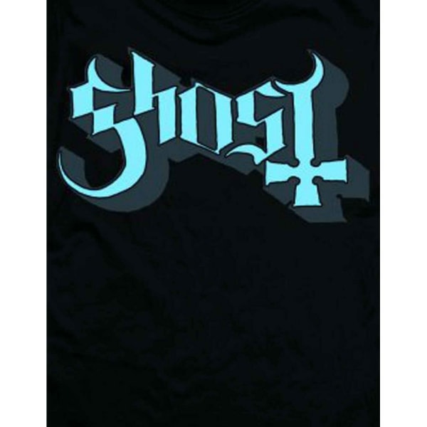 Ghost Unisex Vuxen Keyline Logotyp T-shirt L Svart/Blå/Grå Black/Blue/Grey L