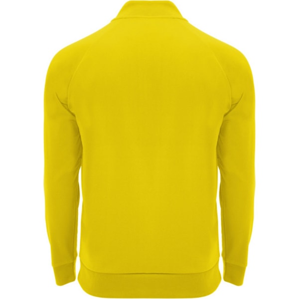 Roly Unisex Epiro Quarter Zip Långärmad Sweatshirt L Gul Yellow L