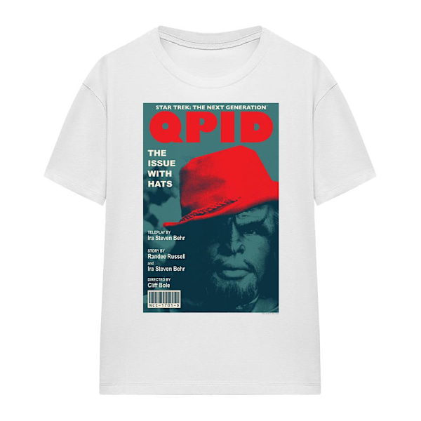 Star Trek Unisex Vuxen The Next Generation Säsong 4 Avsnitt 20 White S
