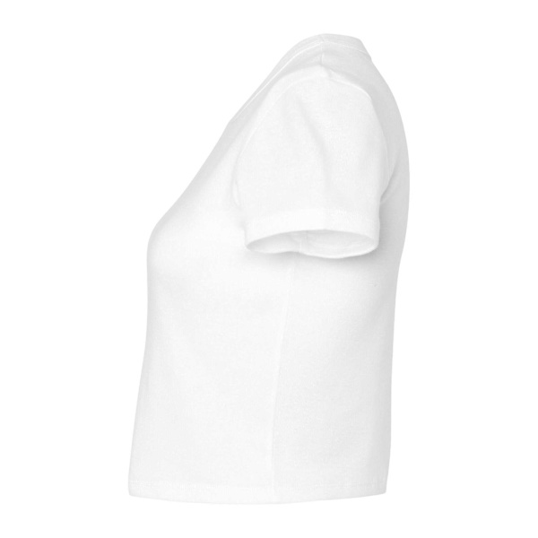 Bella + Canvas Dam/Dam Baby Micro-Rib T-shirt M Solid Vit Solid White M