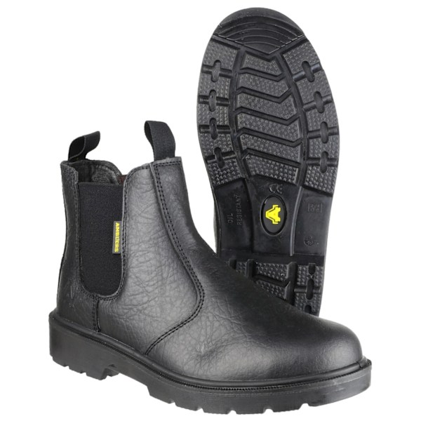 Amblers Steel FS116 Pull-On Dealer Boot / Unisex Stövlar 9 UK Bla Black 9 UK