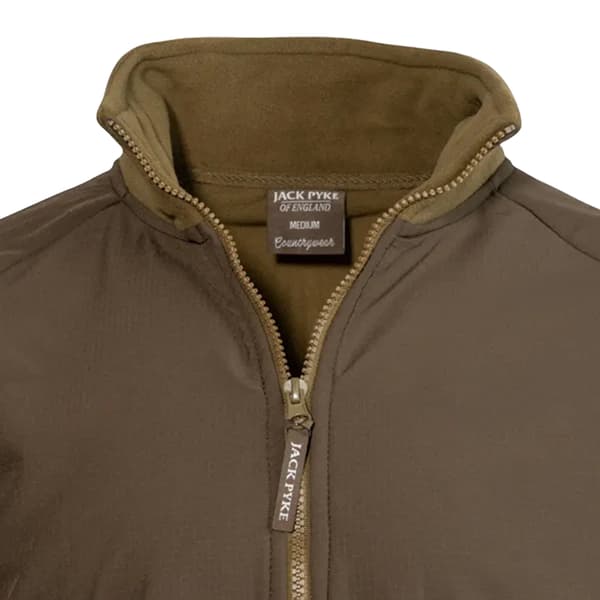 Jack Pyke Herr Bleasdale Half Zip Fleecetröja M Mörk Senap Dark Mustard M