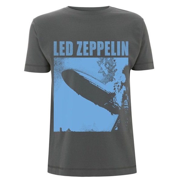Led Zeppelin Unisex Adult LZ1 T-Shirt XXL Grå Grey XXL