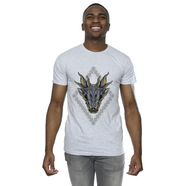 Game Of Thrones: House Of The Dragon Herr T-shirt med drakmönster Sports Grey L