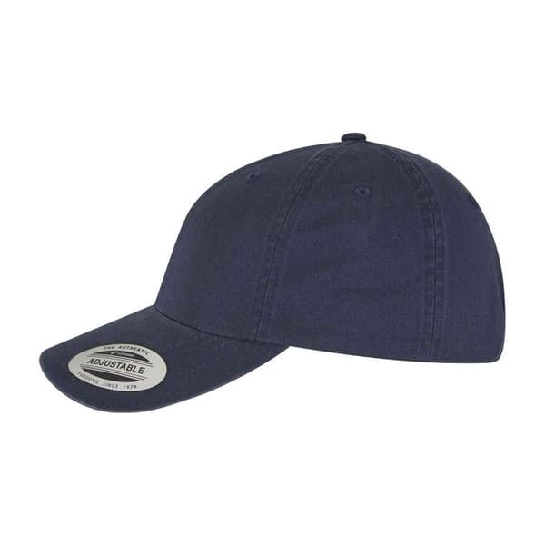 Flexfit Garment Washed Low Profile Baseballkeps One Size Marinblå Navy One Size