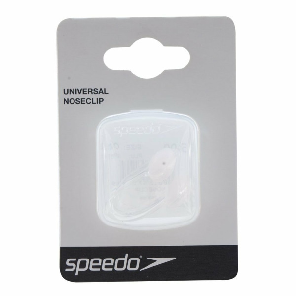 Speedo Universal Nose Clip One Size Clear Clear One Size